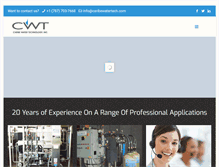 Tablet Screenshot of caribewatertech.com